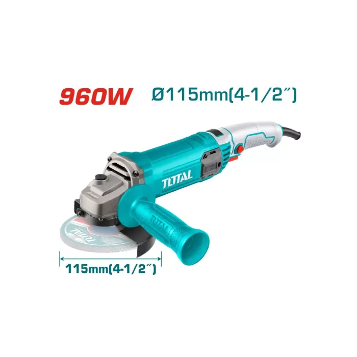 TotalTools - Անկյունային Հղկող Մեքենա - Բալգարկա 960Վտ - TG10911576 - ԱՀՄ (Բալգարկաներ)