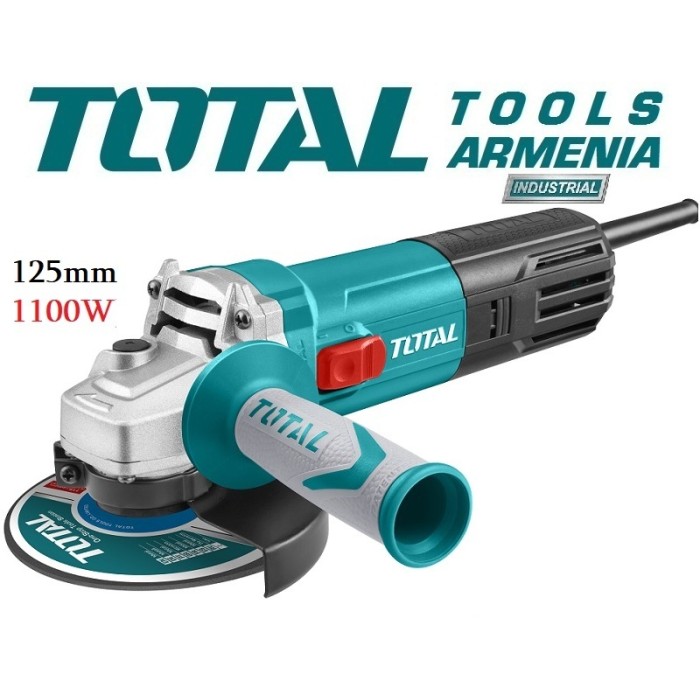 TotalTools - Անկյունային Հղկող Մեքենա (ԱՀՄ) - Բալգարկա /1100Վատտ/125մմ/Արտադրական/INDUSTRIAL - TG11012526 - ԱՀՄ (Բալգարկաներ)