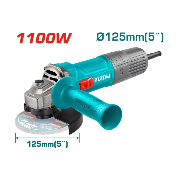 TotalTools - Անկյունային հղկող մեքենա 125մմ/1100Վտ - TG11012536 - ԱՀՄ (Բալգարկաներ)