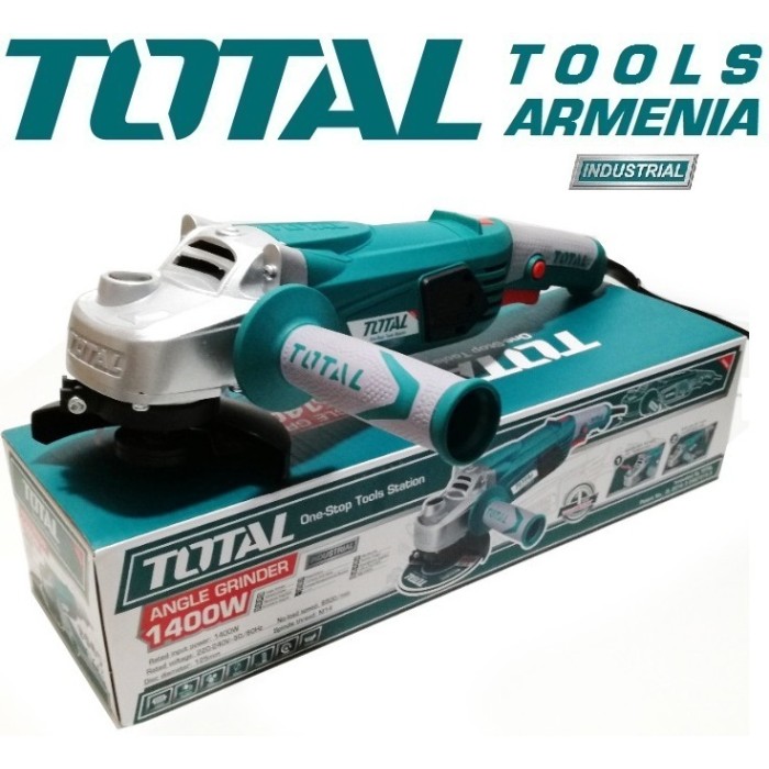 TotalTools - Անկյունային հղկող մեքենա (ԱՀՄ) - Բալգարկա /1400Վատտ/125մմ/Արտադրական/INDUSTRIAL - TG1141256 - ԱՀՄ (Բալգարկաներ)