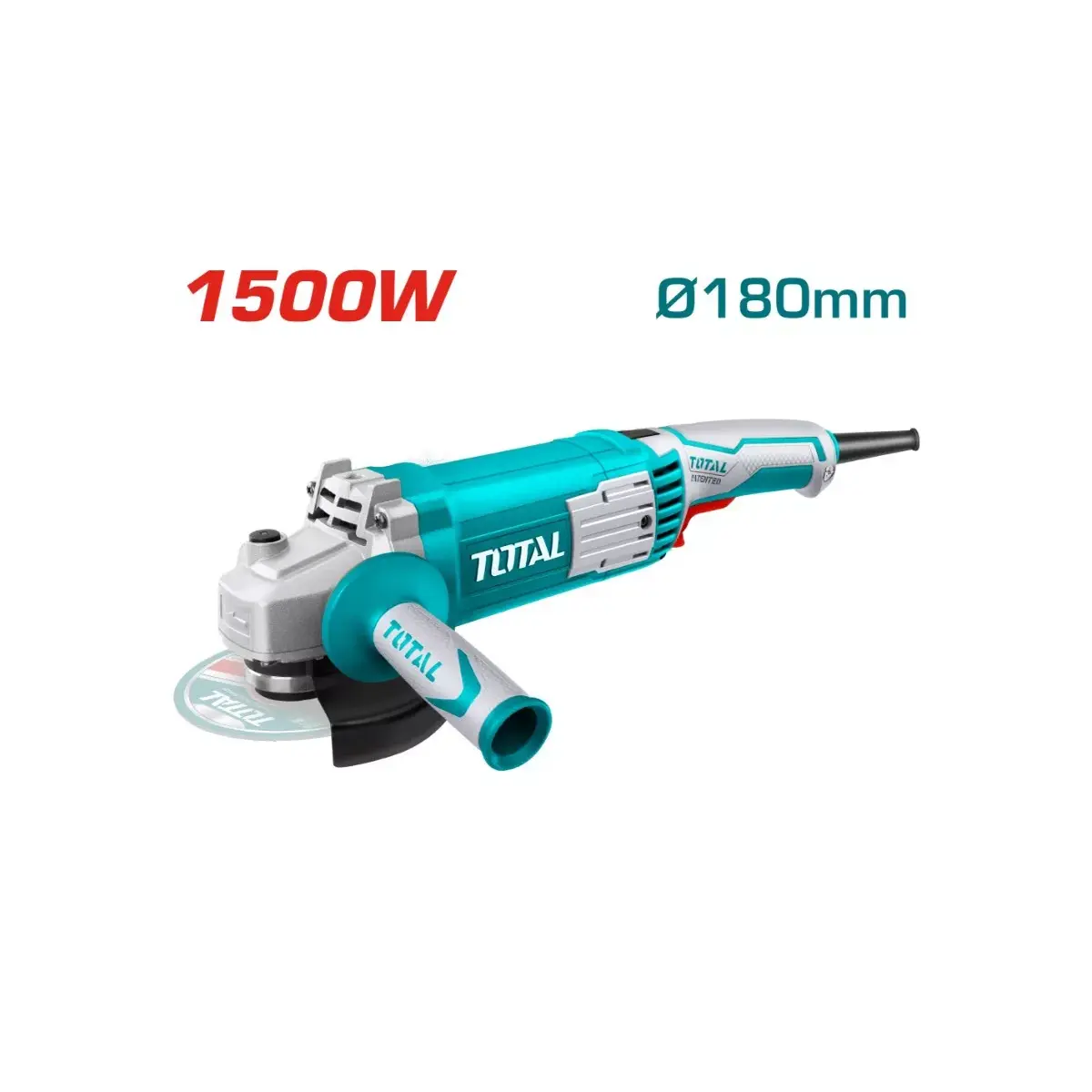 TotalTools - Անկյունային հղկող մեքենա (ԱՀՄ) - Բալգարկա /1500Վատտ/180մմ/Արտադրական/INDUSTRIAL - TG11518026 - ԱՀՄ (Բալգարկաներ)