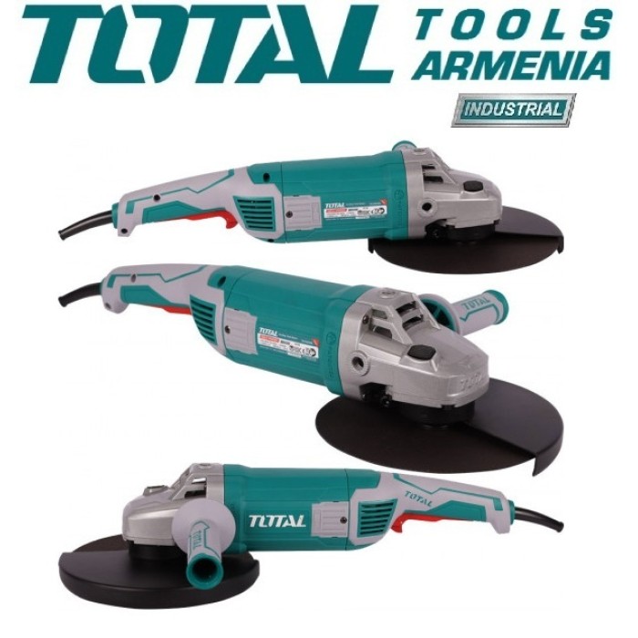 TotalTools - Անկյունային հղկող մեքենա (ԱՀՄ) - Բալգարկա /2000Վատտ/180մմ/Արտադրական/INDUSTRIAL - TG12018026 - ԱՀՄ (Բալգարկաներ)