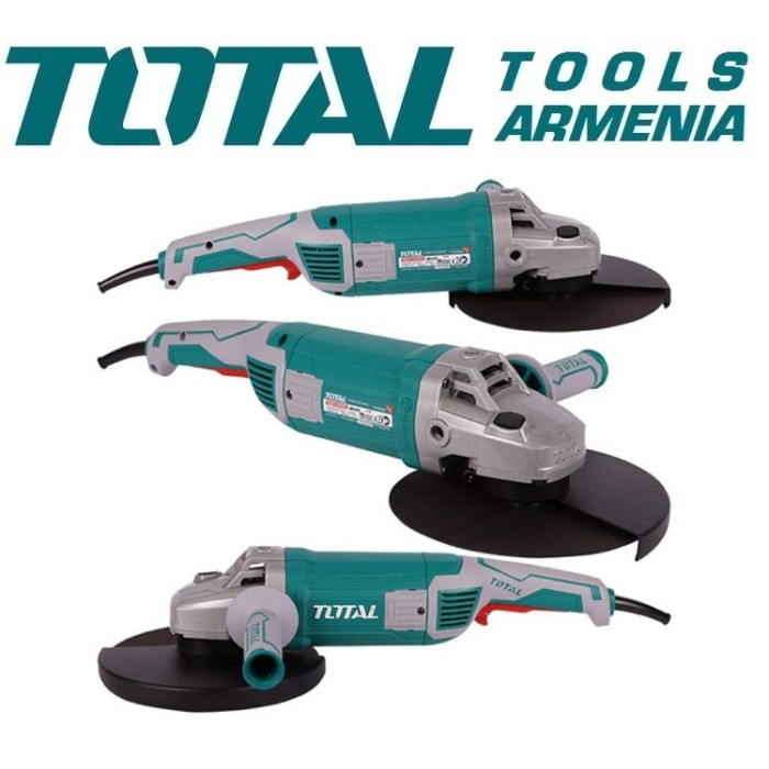 TotalTools - Անկյունային հղկող մեքենա (ԱՀՄ) - Բալգարկա /2000Վատտ/180մմ - TG1201806 - ԱՀՄ (Բալգարկաներ)