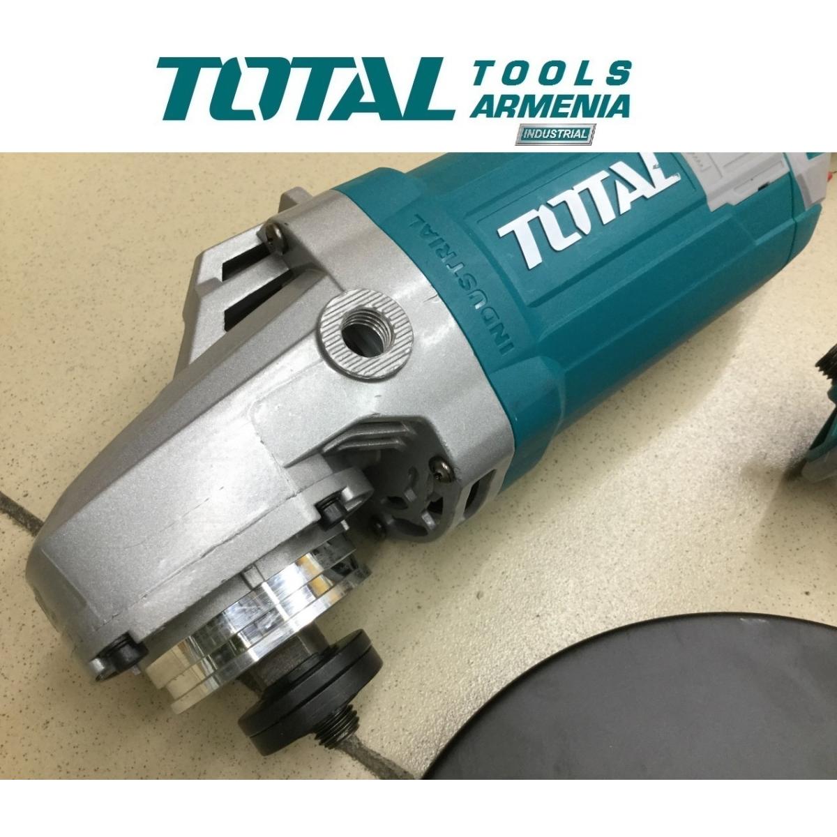 TotalTools - Անկյունային հղկող մեքենա (ԱՀՄ) - Բալգարկա /2400Վատտ/230մմ/Արտադրական/INDUSTRIAL - TG1252306 - ԱՀՄ (Բալգարկաներ)