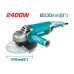 TotalTools - Անկյունային հղկող մեքենա (ԱՀՄ) - Բալգարկա /2400Վատտ/230մմ/Արտադրական/INDUSTRIAL - TG1252306 - ԱՀՄ (Բալգարկաներ)