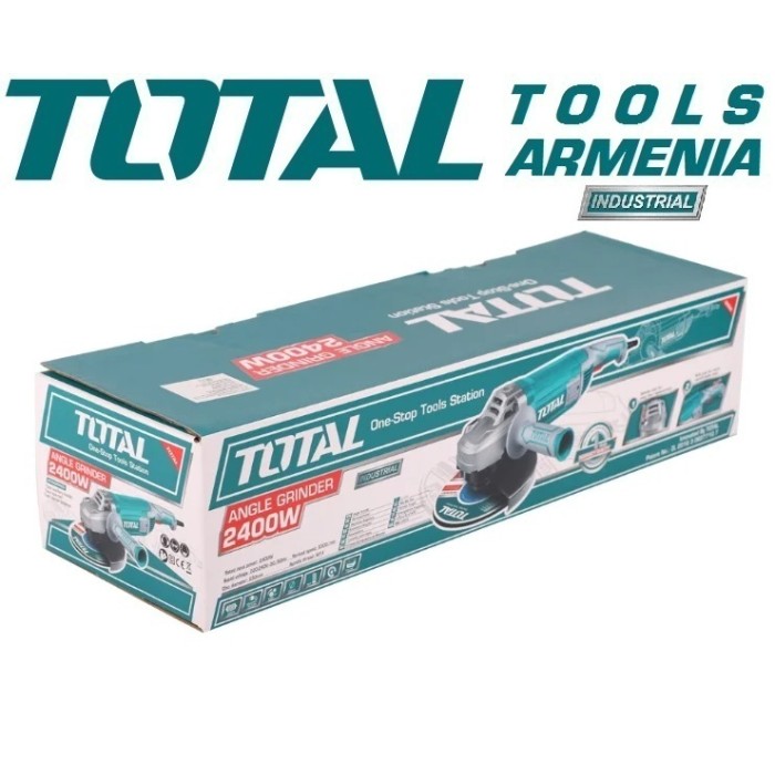 TotalTools - Անկյունային հղկող մեքենա (ԱՀՄ) - Բալգարկա /2600Վատտ/230մմ/Արտադրական/INDUSTRIAL - TG1262306 - ԱՀՄ (Բալգարկաներ)
