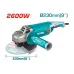 TotalTools - Անկյունային հղկող մեքենա (ԱՀՄ) - Բալգարկա /2600Վատտ/230մմ/Արտադրական/INDUSTRIAL - TG1262306 - ԱՀՄ (Բալգարկաներ)