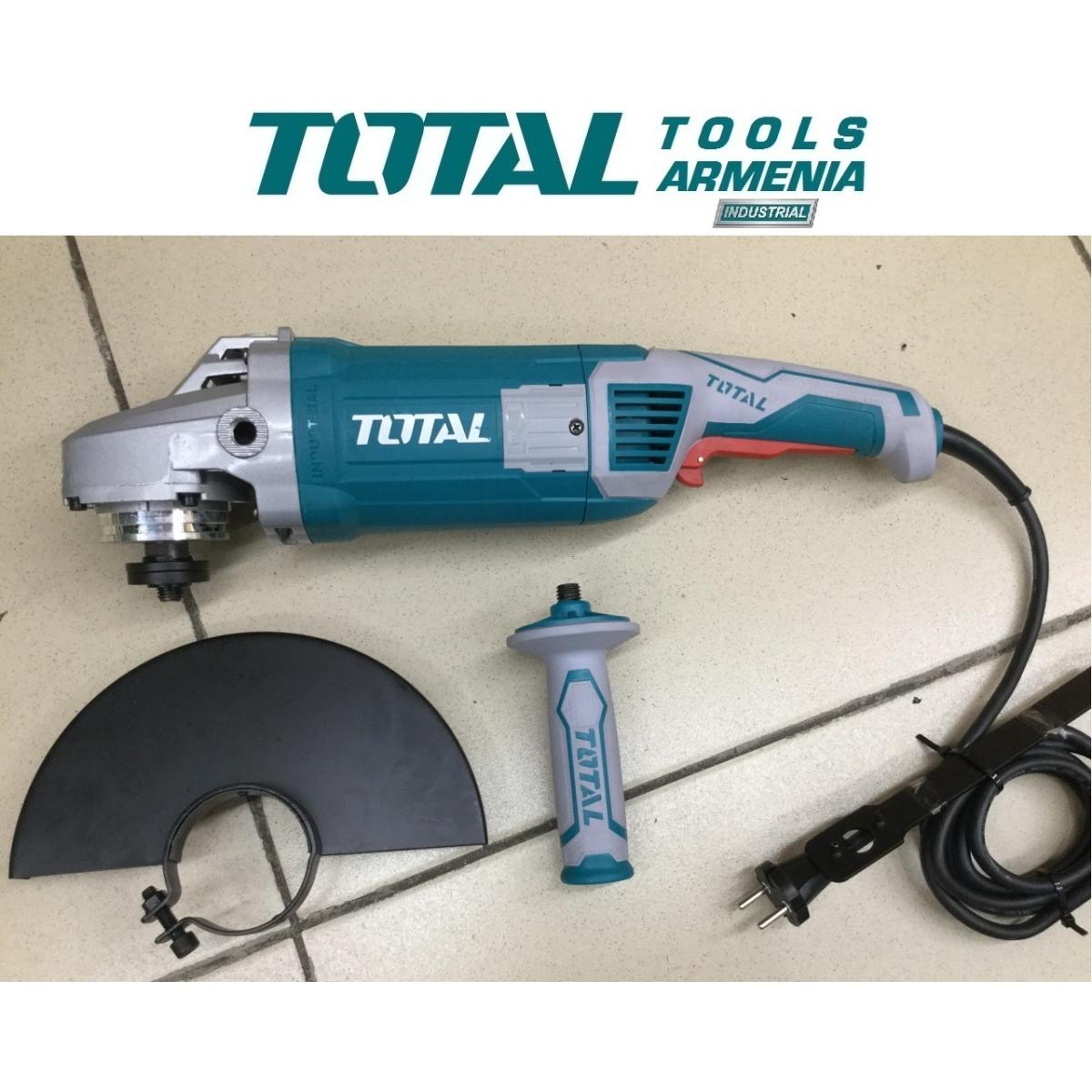 TotalTools - Անկյունային հղկող մեքենա (ԱՀՄ) - Բալգարկա /3000Վատտ/230մմ/Արտադրական/INDUSTRIAL - TG1302306 - ԱՀՄ (Բալգարկաներ)