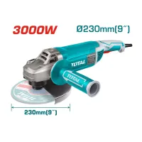 Անկյունային հղկող մեքենա (ԱՀՄ) - Բալգարկա /3000Վատտ/230մմ/Արտադրական/INDUSTRIAL