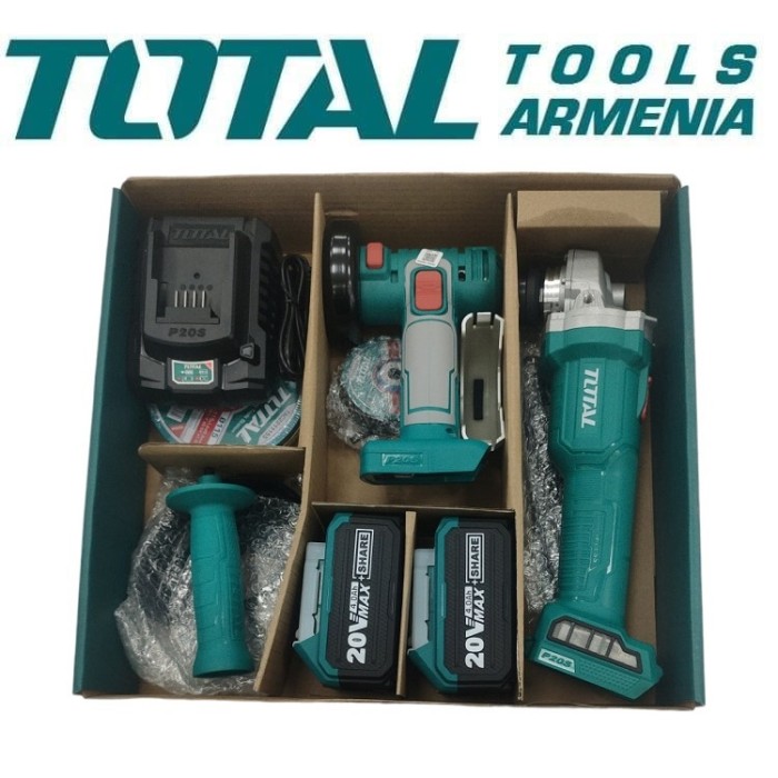 TotalTools - 20Վ Մարտկոցային ԱՀՄ և կտրող սարք - TOSLI2211415 - ԱՀՄ (Բալգարկաներ)