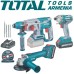 TotalTools - Լիթիում - իոնային 20Վ գործիքների հավաքածու 3կտոր - TOSLI2301515 - Հորատիչներ