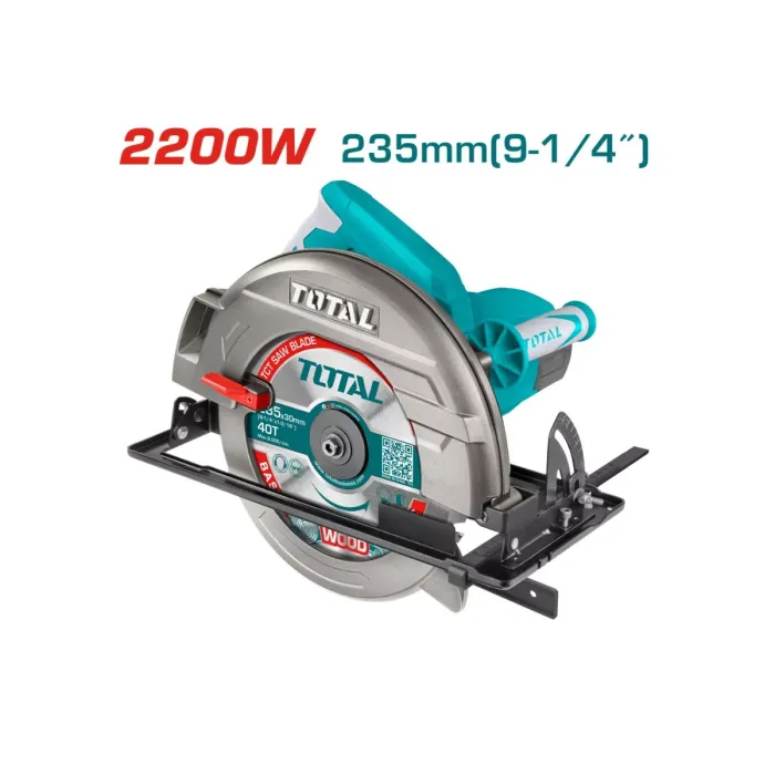 TotalTools - Էլեկտրական սկավառակային սղոց TOTAL 2200 Վտ TS122235622 - TS122235622 - Շրջանաձև սղոց(Ցիրկուլ)