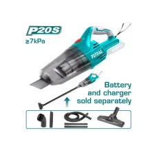 Անլար փոշեկուլ Li-ion20 Վ TOTAL TVLI2001