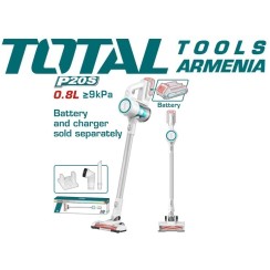 Փոշեկուլ 20V 0.8լ TOTAL TVLI20061