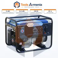 Բենզինային գեներատոր 5 կՎտ, 230 Վ TSS SGG 5000N