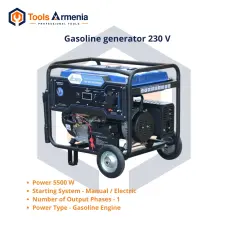 Gasoline generator TSS SGG 5000EHNA, 5 kW, 230 V
