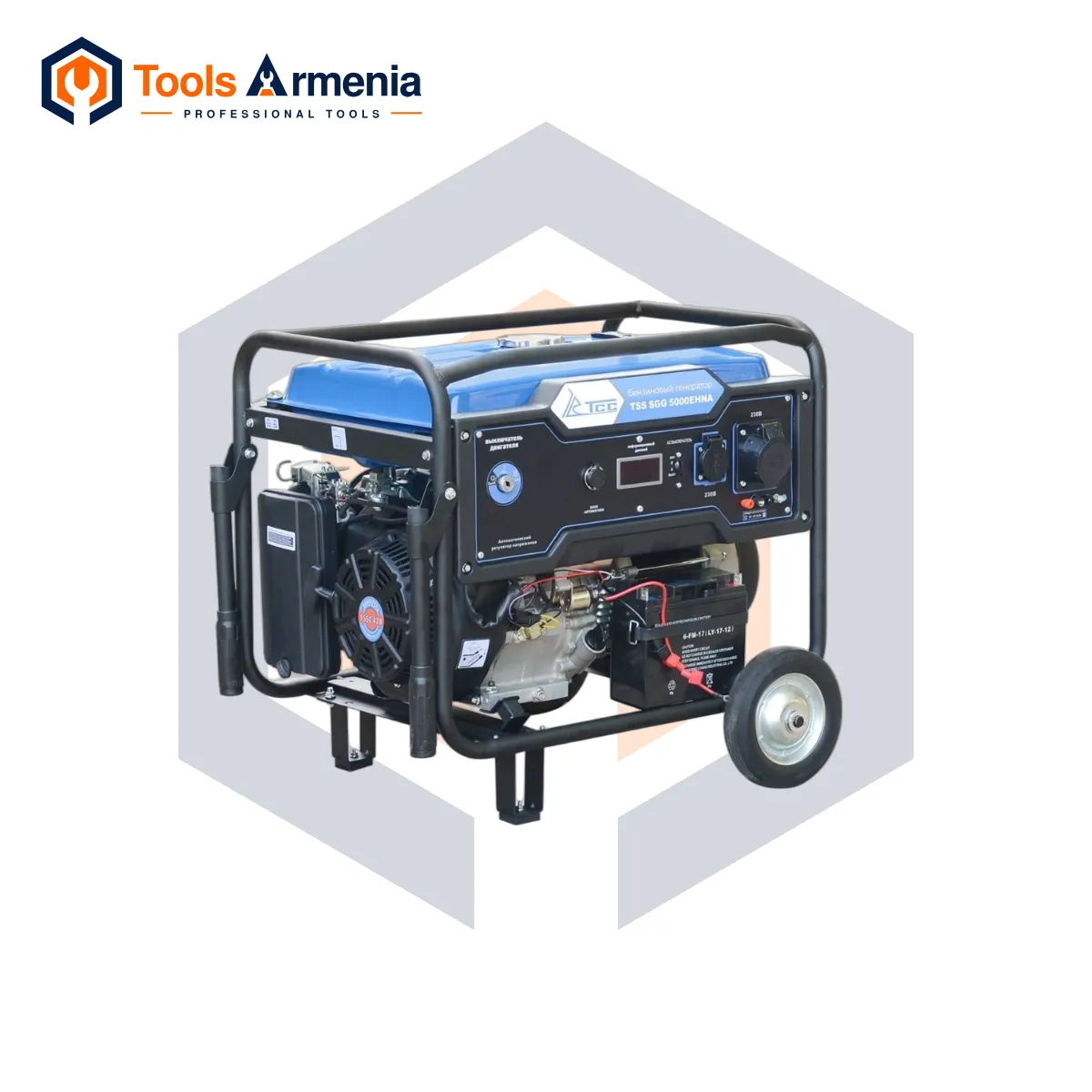 TSS SGG 5000EHNA բենզինային գեներատոր՝ հիմնական տեսք