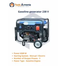 Gasoline generator TSS SGG 6000EH3NA, 6 kW, 400/230 V
