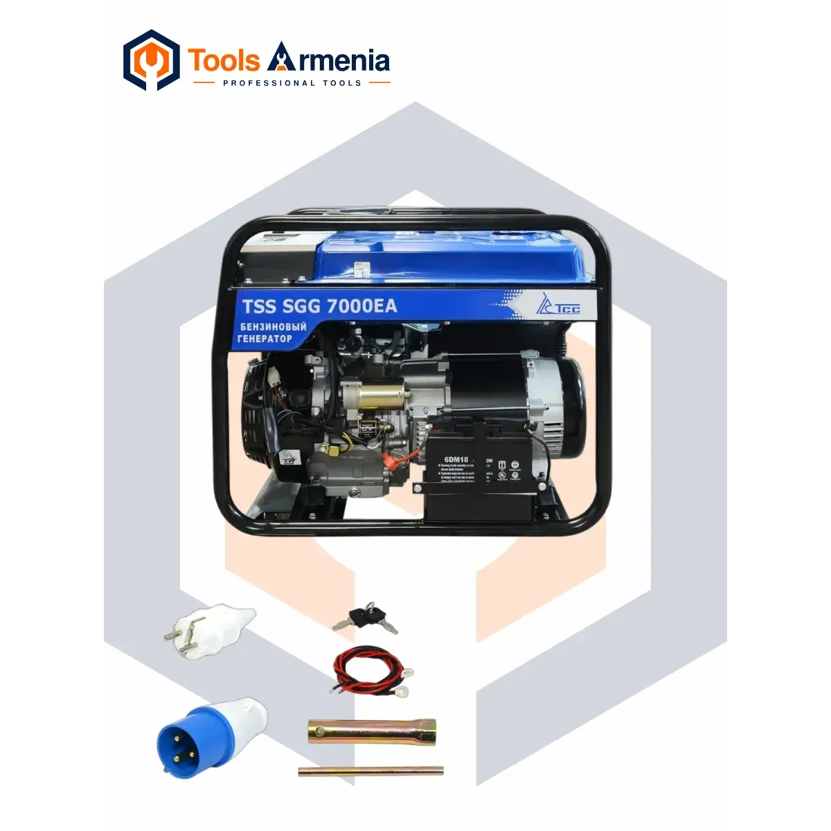 TSS SGG 7000ENA բենզինային գեներատոր՝ հիմնական տեսք