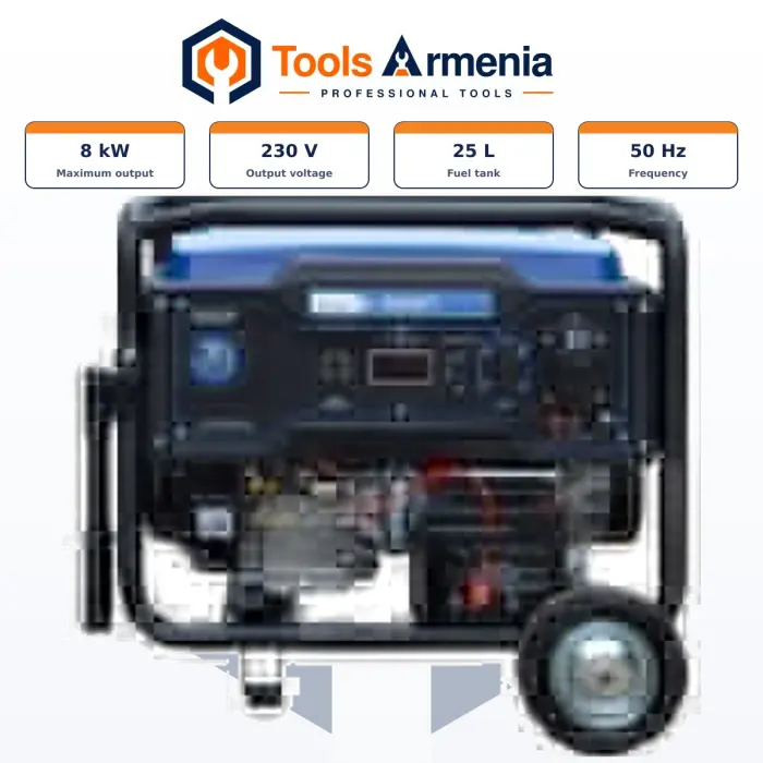 TSS SGG 7000ENA բենզինային գեներատոր՝ հիմնական տեսք