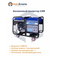 Բենզինային գեներատոր TSS SGG 12000EHLA, 12 կՎտ, 230 Վ