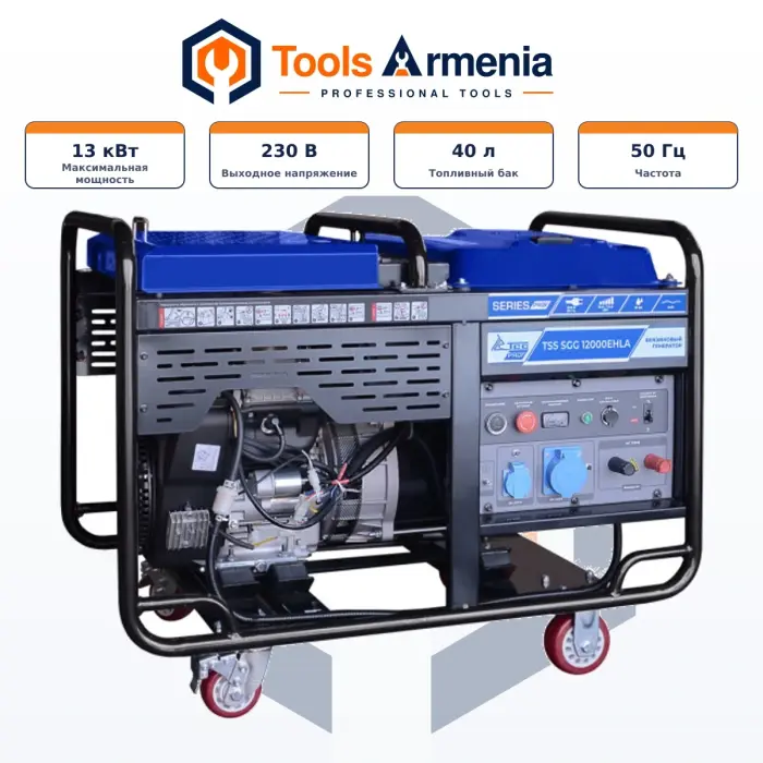 TSS SGG 12000EHLA բենզինային գեներատոր՝ հիմնական տեսք