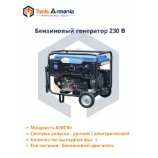 Gasoline generator TSS SGG 6000EHNA, 6 kW, 230 V