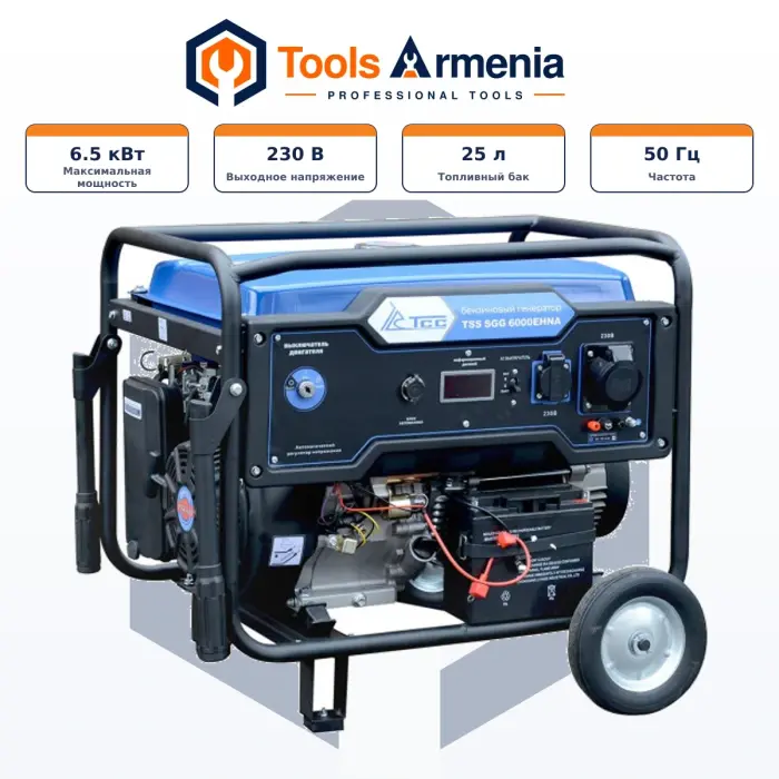 TSS SGG 6000EHNA բենզինային գեներատոր՝ հիմնական տեսք