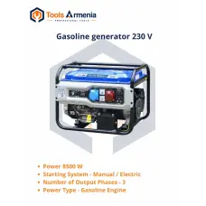 Բենզինային գեներատոր TSS SGG 9000E3LU, 8 կՎտ, 400/230 Վ