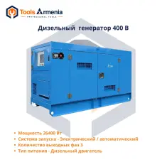 Դիզելային գեներատոր TSS AD-24S-T400-2RKM19, 24 կՎտ, 400 Վ