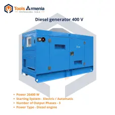 Դիզելային գեներատոր TSS AD-24S-T400-2RKM19, 24 կՎտ, 400 Վ