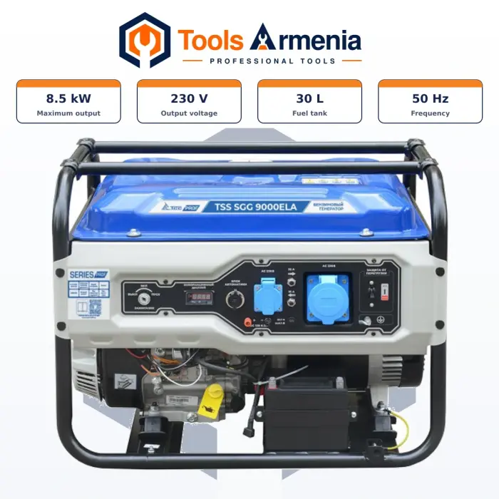 TSS SGG 9000ELA բենզինային գեներատոր՝ հիմնական տեսք