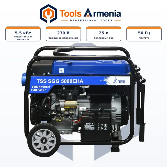 TSS SGG 5000 EHA բենզինային գեներատոր՝ հիմնական տեսք