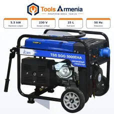 Բենզինային գեներատոր TSS SGG 5000 EHA, 5 կՎտ, 230 Վ