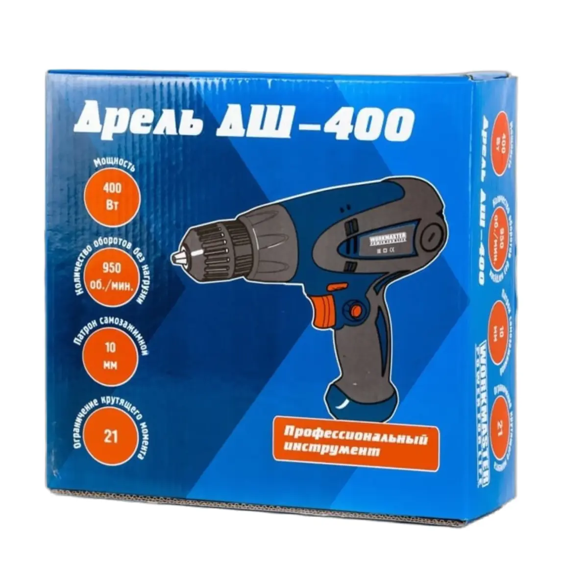 WORKMASTER ДШ-400 corded drill driver, main product view